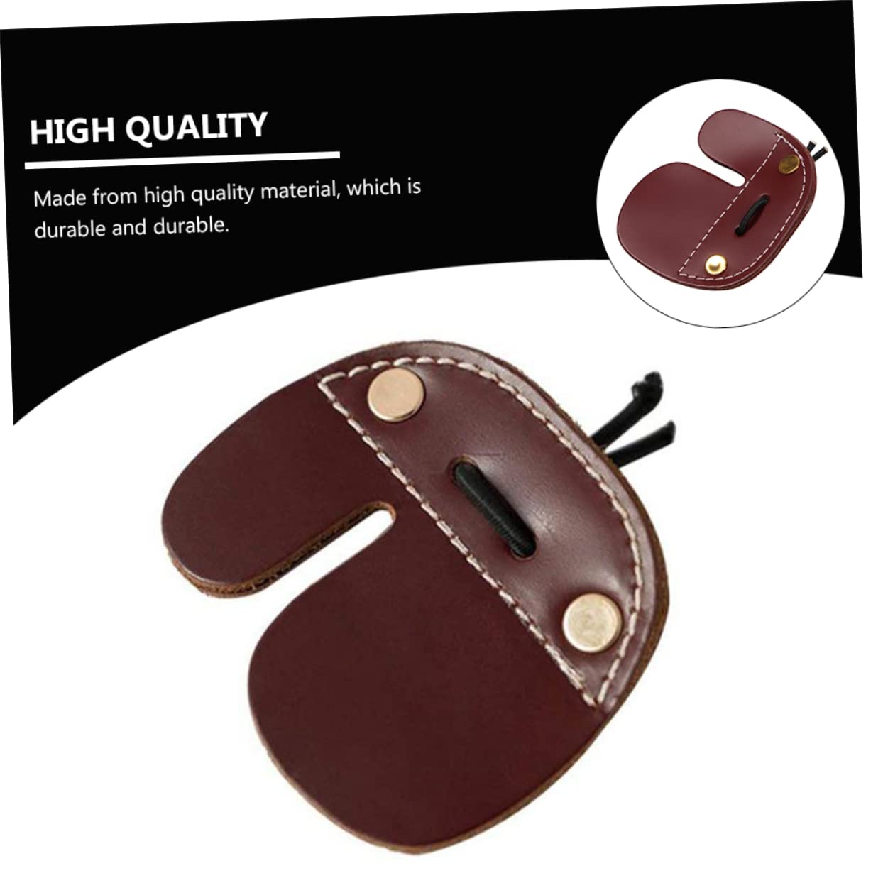 SUPVOX Archery Hunting 3 Finger Protector Double Layer Cover Comfortable Tear-Resistant Lightweight