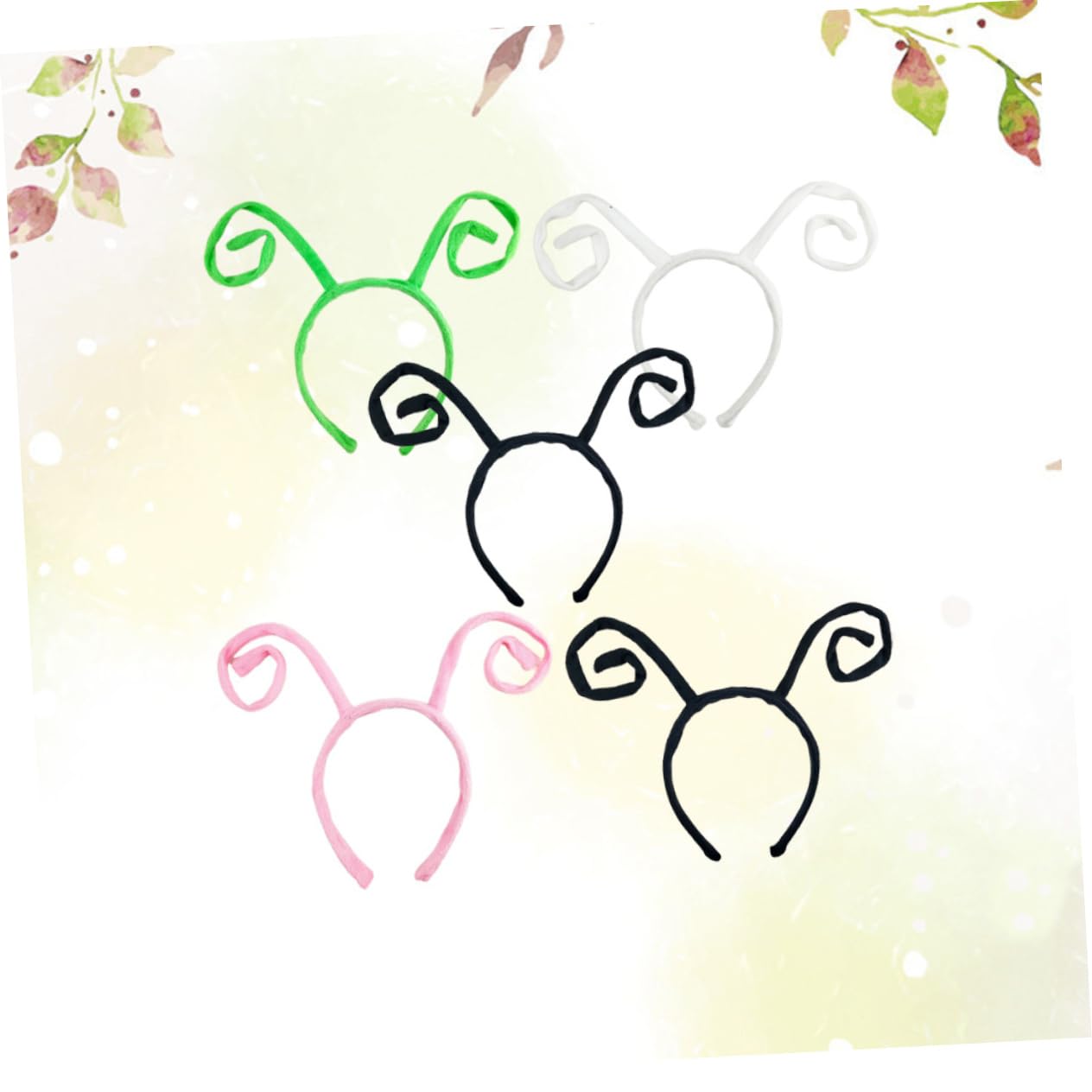 FRCOLOR 3 Juegos De Diademas Con Antena Única Para El Cabello Elegantes Diademas Para Damas Para El Cabello Y La Cabeza 5 Piezas X 3
