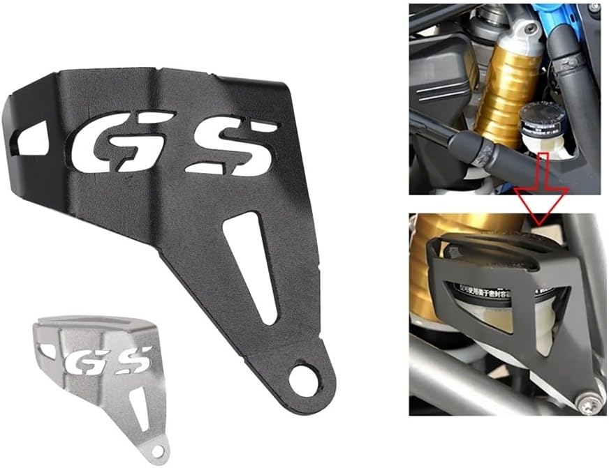 Guard Brake Fluid Reservoir Motorcycle Rear Brake Pump Fluid Tank Oil Cup Reservoir Guard Cover for Adventure R1200GS R1250GS R 1250 GS R 1200 GS LC