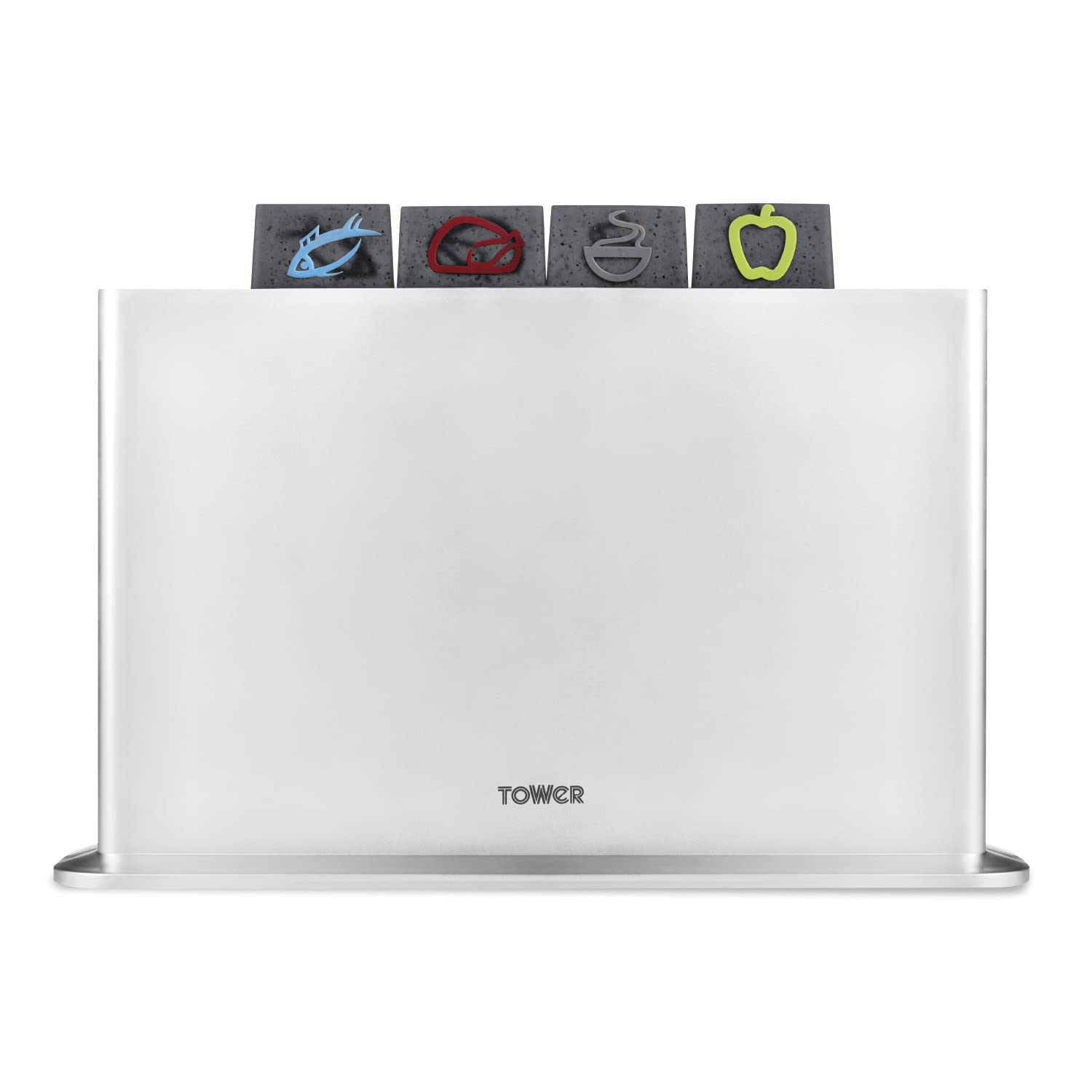 Tower 4 piece Chopping Board Grey