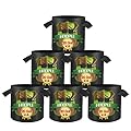 HOOPLE 6Pack 20 Gallon Grow Bags Garden Heavy Duty Non-Woven Aeration Plant Fabric Pot Potato Container Perfect for Potato,Strawberry,Chili,Carrot,Radish,Peanut and Other Vegetables(Black) (20 gallon)