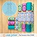Yogi Junior Kids Yoga Mat - PVC Free - Double Layered TPE Foam (Kiwi Pals)