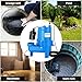 FOTING 1.5HP 9000GPH Sump Pump Submersible Sewage/Effluent Pump - Heavy Duty Cast Iron Automatic/Manual- Septic Pump for Sump Basin/Residential/Sewage/Basement,Sewage Pumps 2'' NPT Discharge,Blue