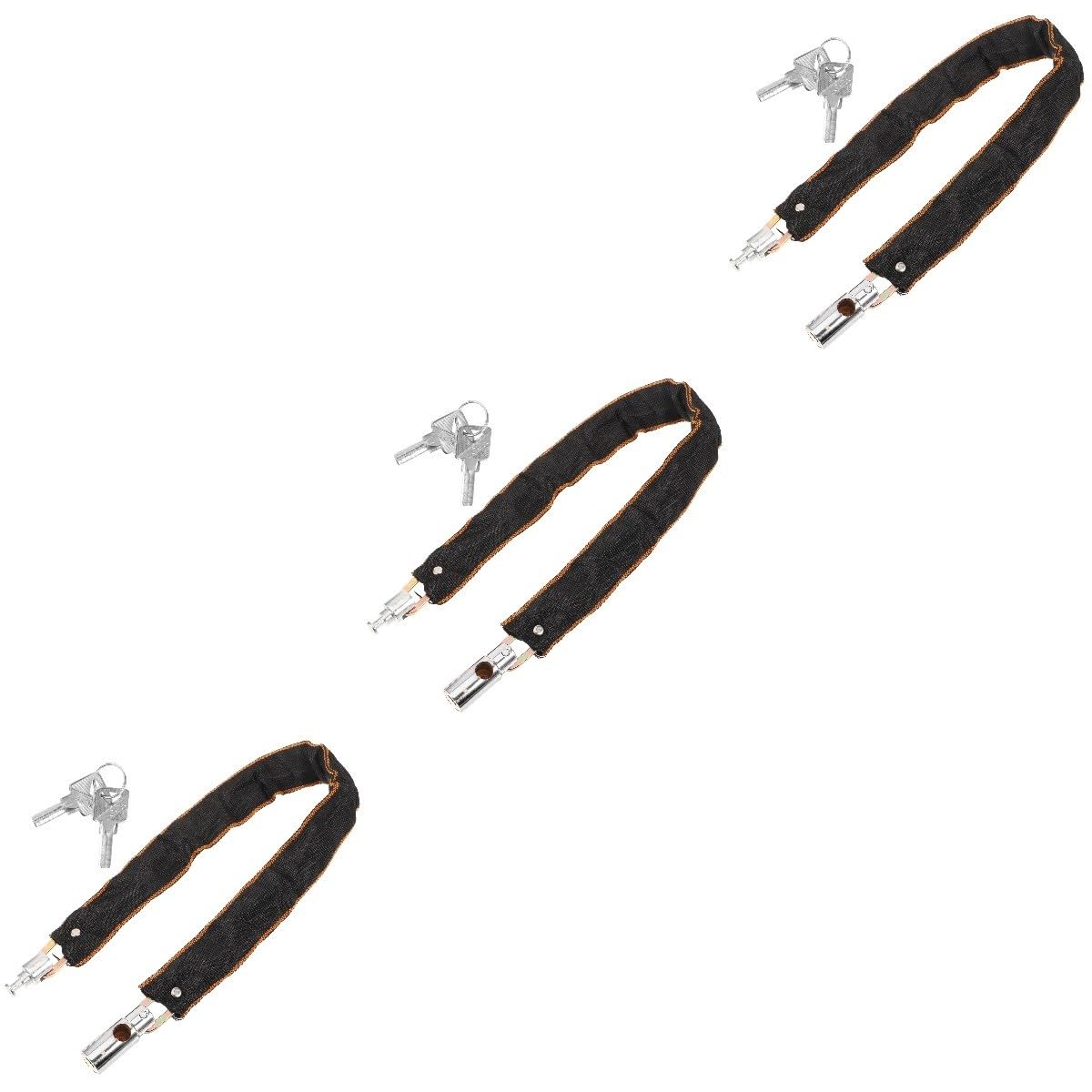 BESPORTBLE antivol vélo verrou Portable Bike Lock chaîne de vélos Cadenas de vélo antivol Robustes antivol de Guidon Cadenas vélo antivol antivols vélo Fourniture vélo Chiffon Silver