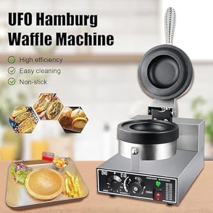 TAZZOR Panini Presse Sandwichmaschine Elektrische Burger-Maschine Panini-Hamburger-Backmaschine Sandwich Burger Press Temperaturregelung 50–300 °C – Bild 3