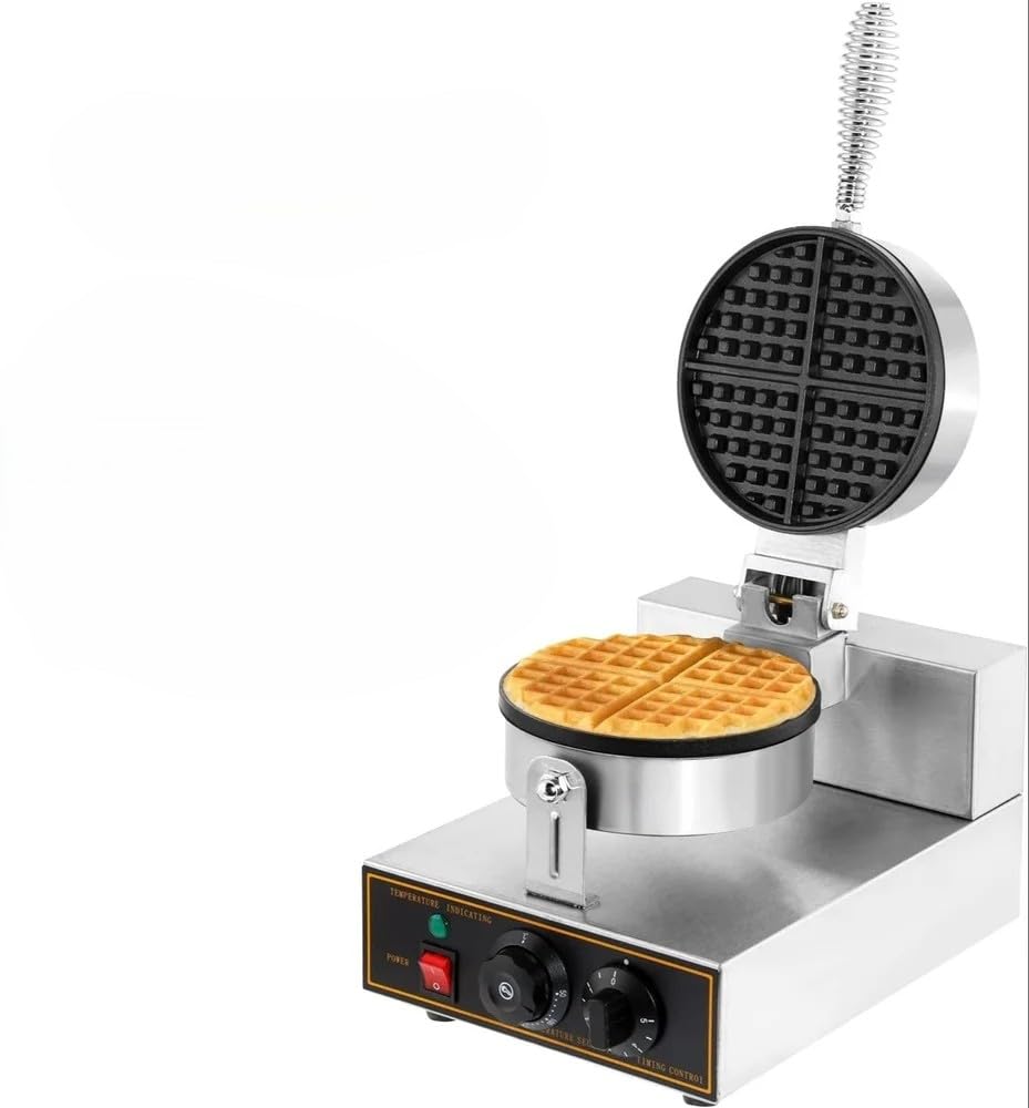 Kanteen Commercial Waffle Maker, Stainless Steel, Non-Stick | Double-Sided Heating, Precise Temp Control, Timing Design, Round Belgian Waffle, Since 1950-image-36