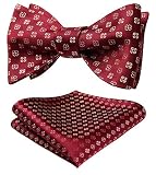 Paul Hunham Cosplay Costume Guide: The Holdovers Look 9 Red Printed Bow tie