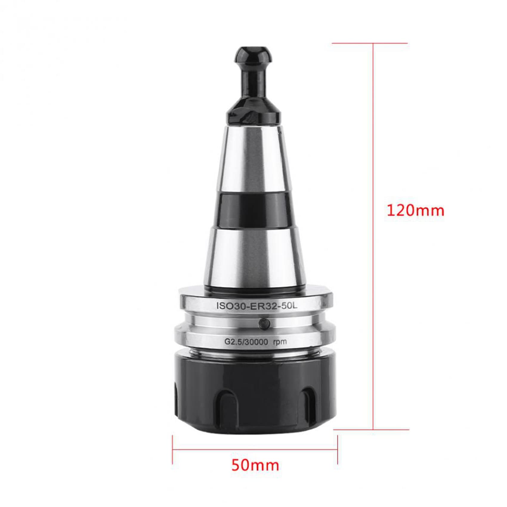 TsoLay 4X Balance Chuck ISO30 ER32 50L Balance Pinza Tornio Mandrino G2.5 30000RPM CNC Tool Holder Acciaio
