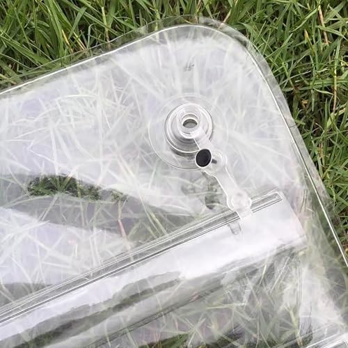 Inserto de almohada transparente, cojín portátil para sofá al aire libre y viajes, fácil de inflar y transportar, para camping, hogar y oficina