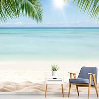 Wall Mural Sunset Sunrise Background Nature Scenery Removable Self-Adhesive Wallpaper Wall Decoration for Bedroom Living Room - 66x96 inches