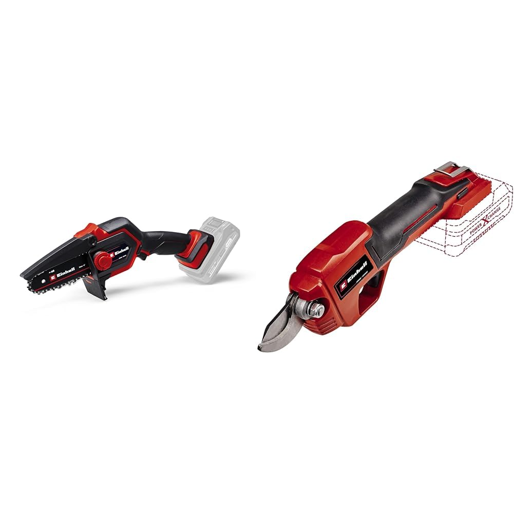 Einhell motosega a batterie GE-PS 18/15 Li BL-Solo Power X-Change & GE-LS 18 Li-Solo Forbici da potatura a batteria Power X-Change