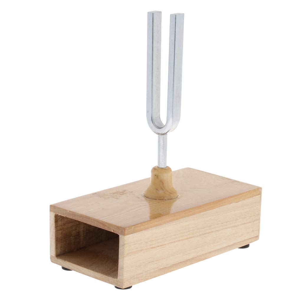 440 Hz Resonanzbox aus Holz mit Stimmgabel, akustisches Werkzeug