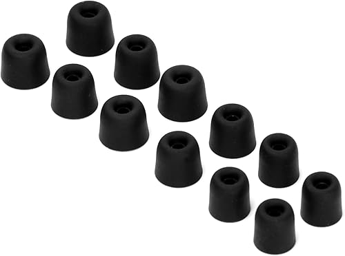 6 Pairs Memory Foam Tips(S/M/L) for 3mm-4mm Connection Hole in-Ear Headphones Compatible with TIN HiFi T2/T2 Pro,SHURE SE846/535/215,Winston W