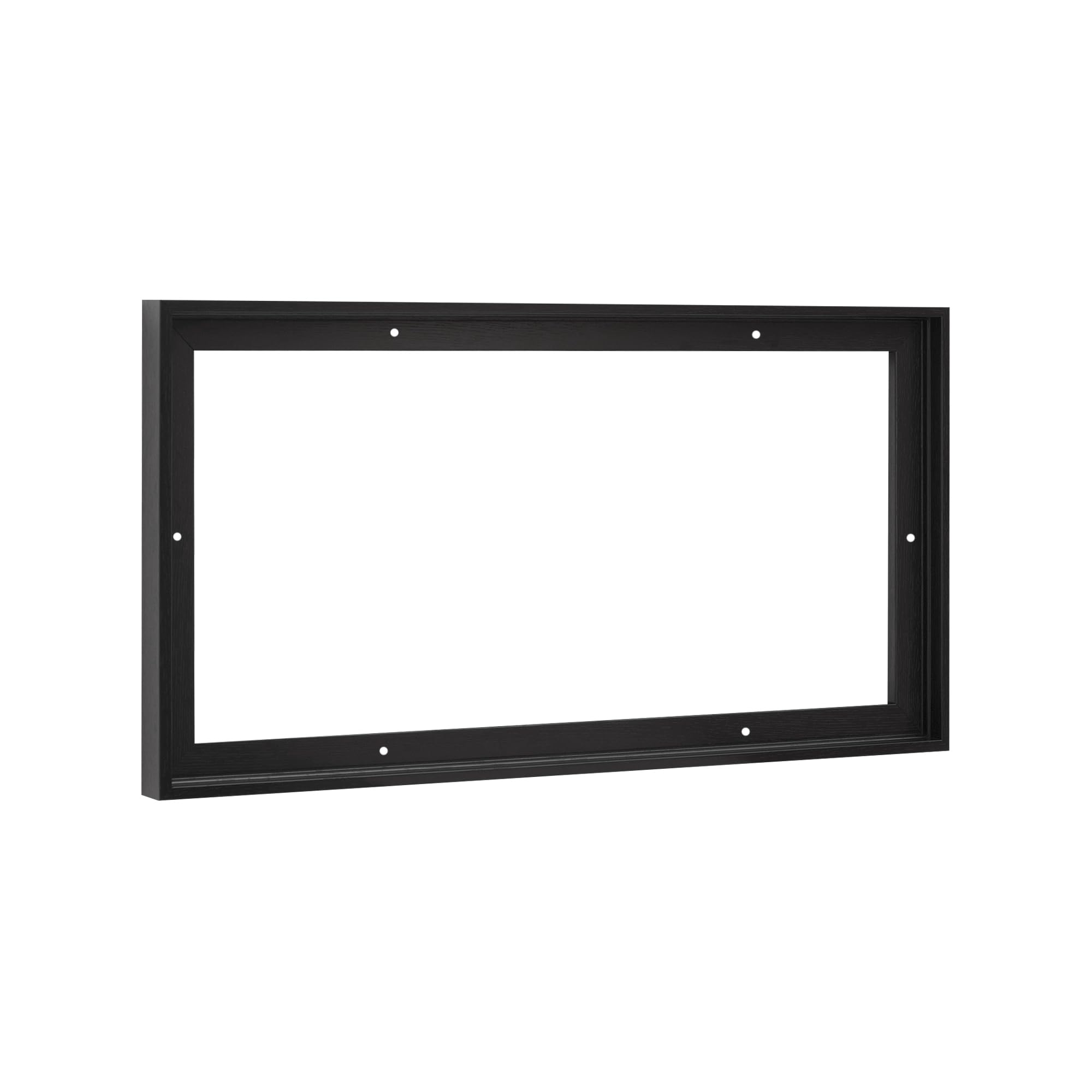 Pixy Canvas Floater Frame 10x20 for 3/4 (0.75) inch Deep Canvas Paintings/Canvas Prints/Wood Canvas Panels/Wall Art/Wall Decor/Home Decor/Artwork (Black Oak, 10 x 20 inch, Landscape)