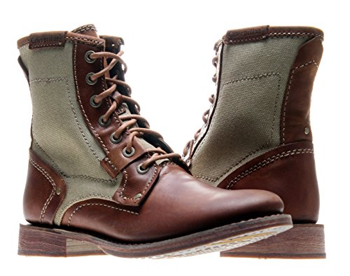 Caterpillar Men's ABE Canvas 6" Brown Casual Boot 10 M