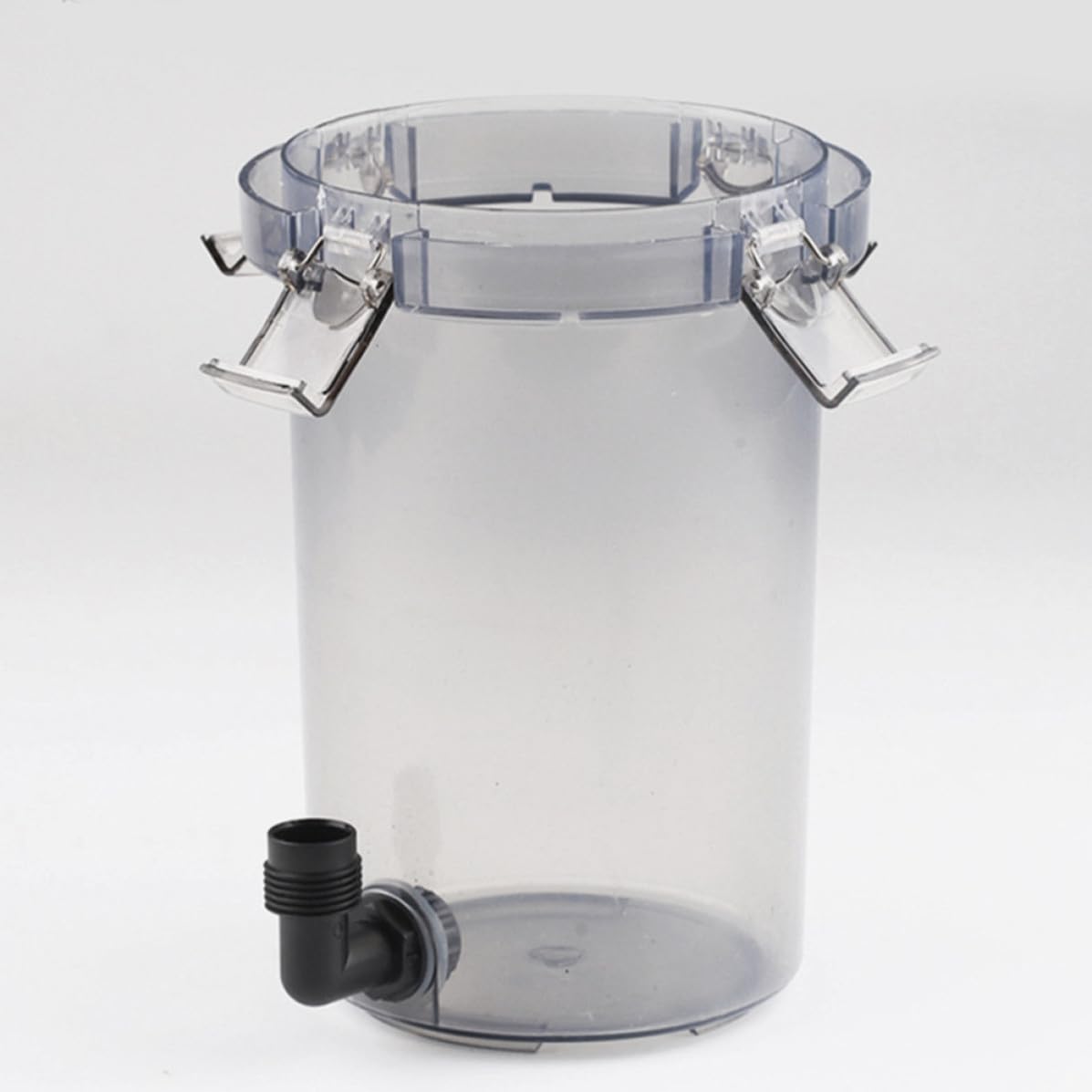 Kichvoe Externer Aquarium Filter aus Kunststoff Rund mit 16mm und Auslass Leiser Filterkasten für Frontgrasbecken und Aquarium Praktische Sichere Aquariumbox