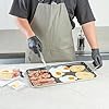 Restaurantware-Met Lux 19 x 11.7 Inch Double Burner Griddles, 10 No-Stick Flat Top Grills - Cool Touch Handles, Compatible With Gas And Electric, Aluminum Griddle Pans, Even-Heating, For Eggs