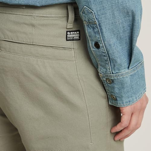 Miniatura 5 de G-Star Para Hombre Shorts Bronson 3.0 Slim Chino, Verde Shamrock D26337-D305-2199 , 32
