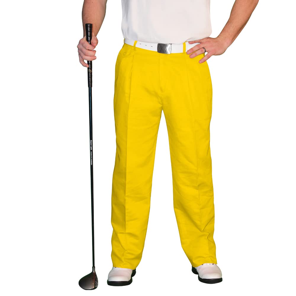 イエロー ゴルフパンツ サイズ6 Amazon.co.jp: イエローゴルフパンツ – Mens ' Par 4 'コットン