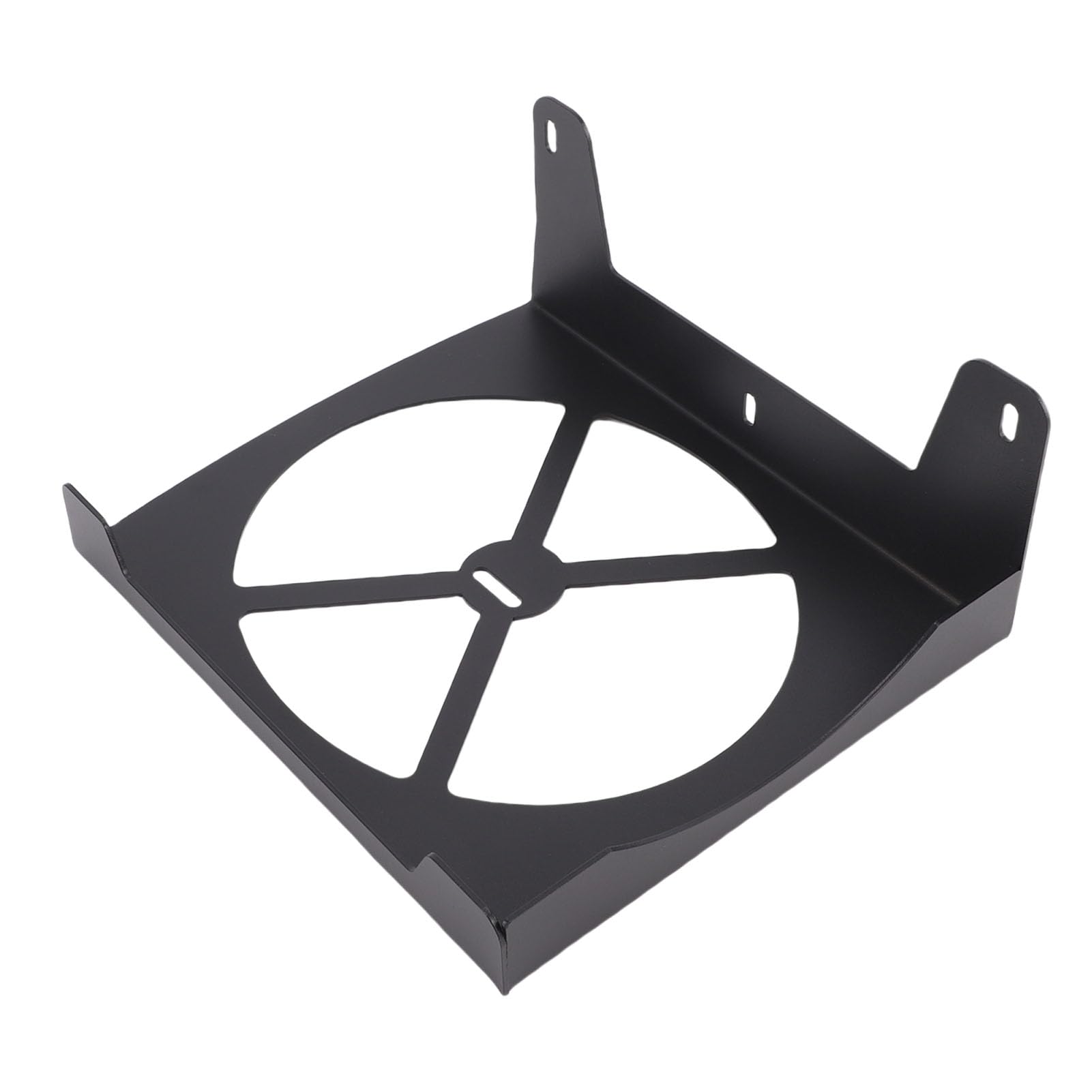 VELATEMOR Soporte de Metal para Consola Debajo del Escritorio, Ventilación Eficiente, Soporte Horizontal Delgado para Configuración de Juegos