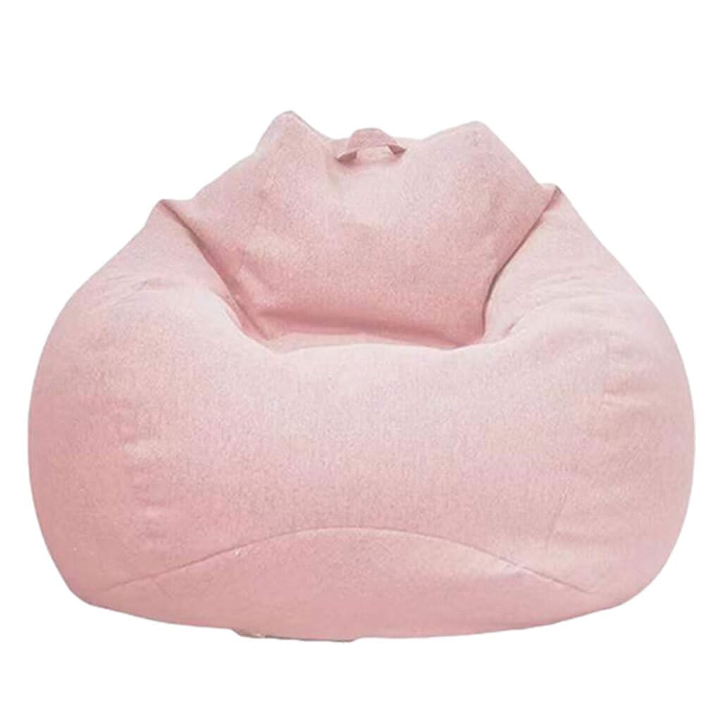 Copripoltrona Universale Per Pouf – In Poliestere Morbido Con Cerniera – Vestibilità 100x120 Cm, Colore Bianco - 3