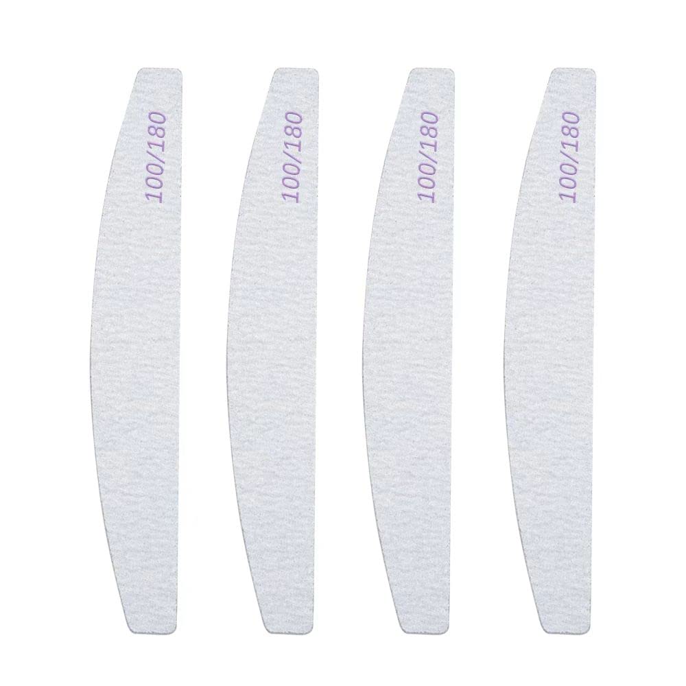 Limas de Uñas, 4 Pcs Limas de Uñas Profesionales, Limas para Uñas de Doble, Lima Uñas Gel, Para el Cuidado y Peinado de Las Uñas.