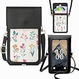 Tuxiwei Compatible with Unnecto Bolt 10 2025 Phone Case PU Leather Wallet with Touchscreen Cellphone Window Pocket, Shoulder Adjustable Strap Cross-Body Travel Shopping Bolt10 Cover Money Slot, Black