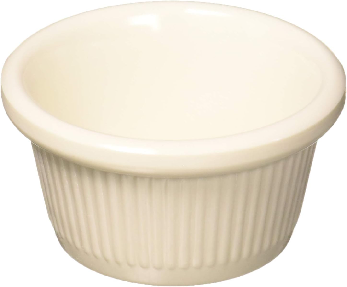 Winco Fluted Ramekins, 2-Ounce, White, 12-Pieces