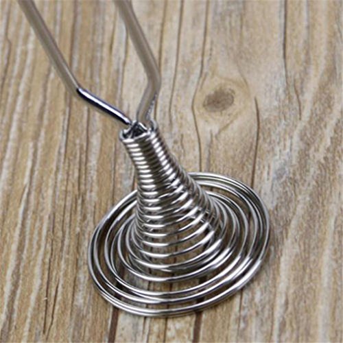 Spring Whisk, I Kito Stainless Steel Manual Eggbeater Hand Egg Mixer Whisk Blender Stirring Beater Cream Frother Flour Stirrer For Kitchen #TOP6