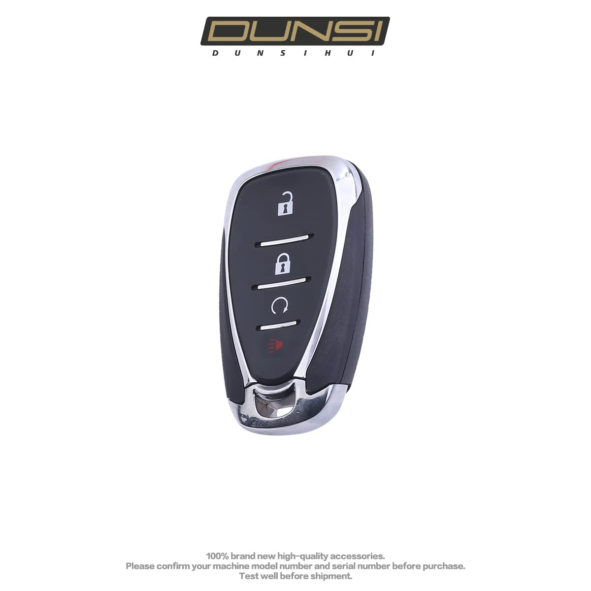 DUNSIHUI HYQ4EA 13585728 - Telecomando di controllo senza chiave, 433 MHz, 4 pulsanti, ricambio per veicoli Volt Cruze Traverse