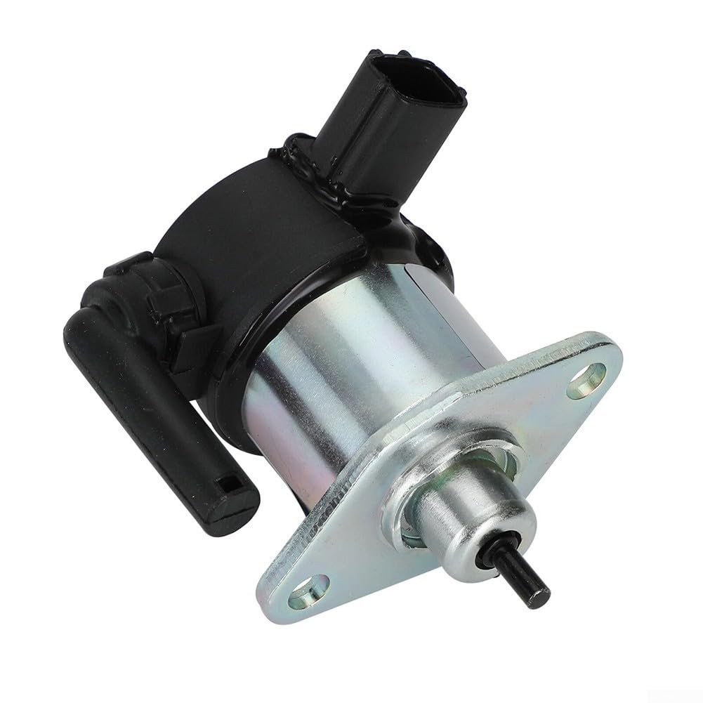 Solenoide de apagado de combustible de repuesto de 12 V para Kubota 1C01060015 1C01060016 1C01060017 compatible con modelos de motor M105S M9000 M6800 M8540 M9540