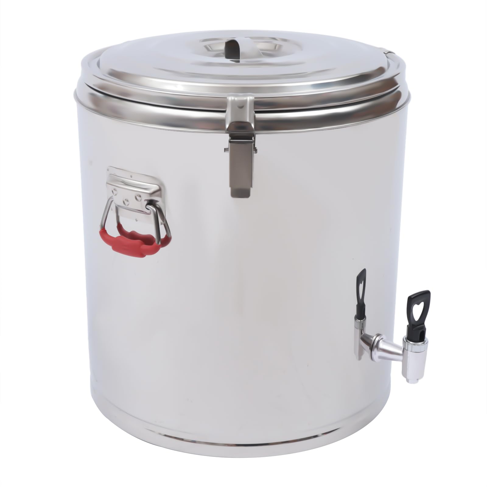 Contenitore termico in acciaio inox, 40 l, con coperchio per alimenti, Thermobox Gastro, contenitore per alimenti Thermoport