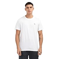 Calvin Klein T-Shirt Maniche Corte Uomo Confezione da 2 Monologo Scollo Rotondo