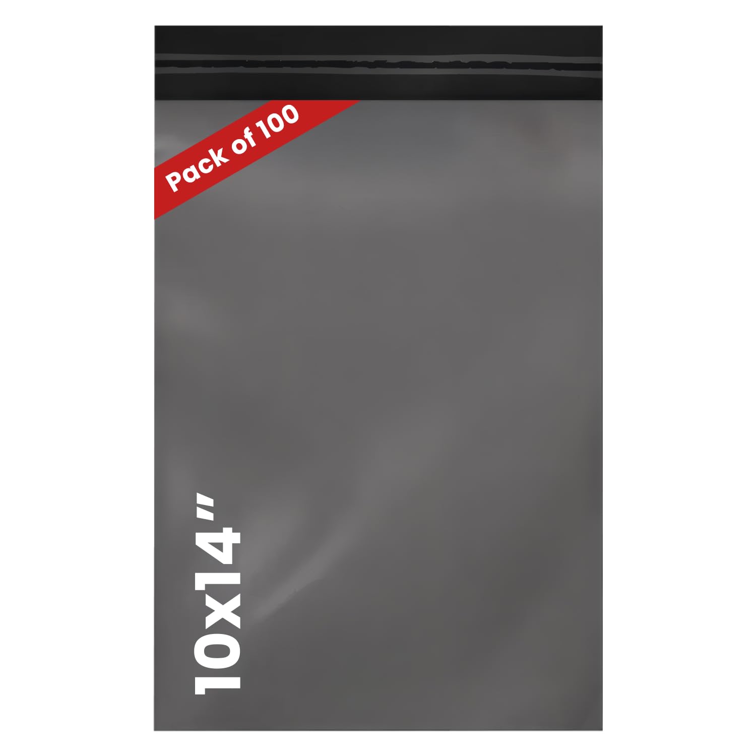 Liverpool Enterprises Ltd Grey Mailing Bags 10X14 Inch – Strong Waterproof Postage Bags For Parcels – Tear-Resistant Self Seal Poly Mailers – Pack Of 100