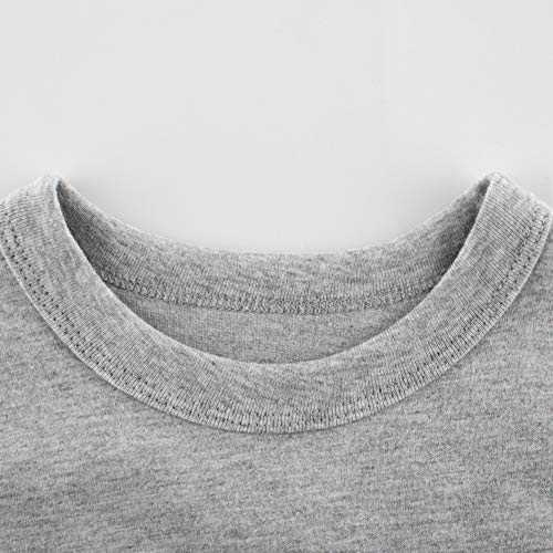 Girl Boy Long Sleeve T-Shirts - 3 Pieces Unisex Casual Solid Tee Shirt Crew Neck Cotton Tshirt Top3