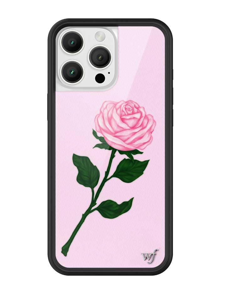 Image of Wildflower Cases - Compatible with iPhone 16 Pro Max | Protective Bumper, 6.5ft Drop Test Certified, Women Owned Small Business | Pink Rose