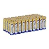 Maxell LR06 – verpakking met 40 AA alkaline batterijen, goudkleurig