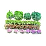 【Facilité d'utilisation】Ces bouquets de fleurs artificielles irrégulières sont faciles à agencer et à combiner avec d'autres éléments miniatures, ce qui les rend adaptés aux amateurs de tous âges et de tous niveaux, des débutants aux professionnels.