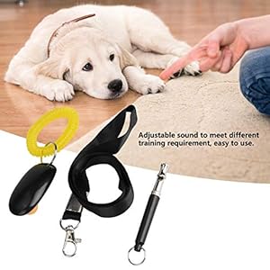 Yosoo dog training whistle 3pcs dog training whistle + pet training clicker + free lanyard   cucciolini doodles