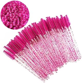 ZHIYE 100 pcs Disposable Eyelash Mascara Brushes, Wands Applicator Eyebrow Brush Makeup Kit, Eyebrow Castor Oil Brush Makeup Tool 