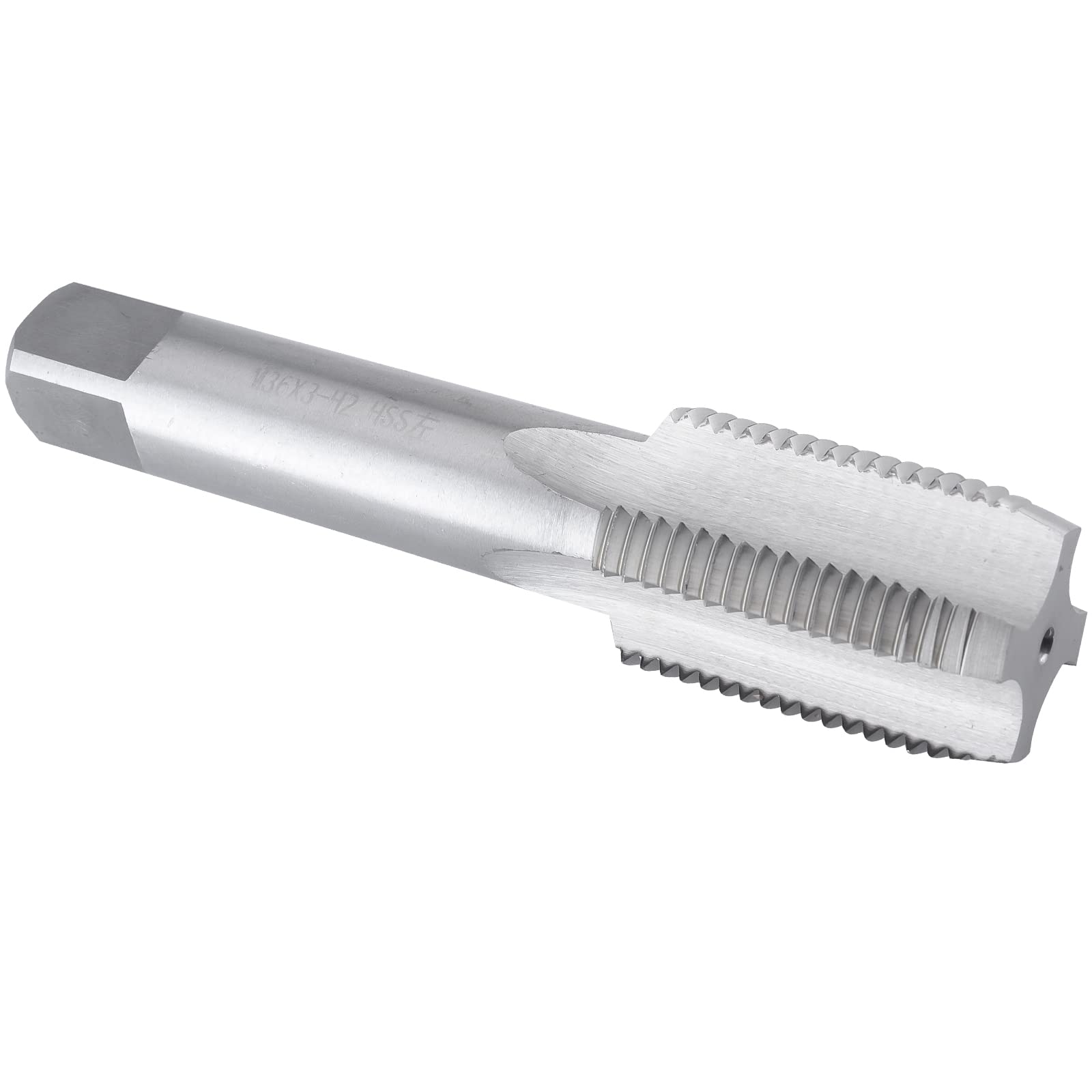 Burkit M36 X 3 Thread Tap Left Hand, HSS M36 x 3.0 Straight Fluted Machine Tap