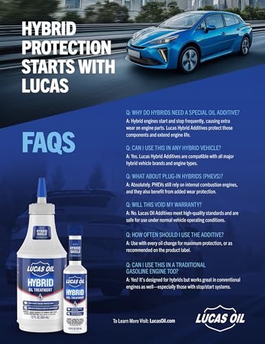 Image of Lucas Oil 10996 Hybrid Fuel Treatment w /HybridShield - 5.25 Ounce (Pack of 24)
