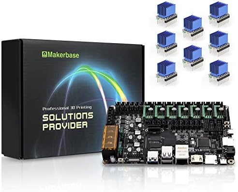 Makerbase MKS SKIPR 3D Printer Control Board with Powerful Cortex-M4 MCU 1GB DDR3 Resources Precise and Reliable Printing for Creality Ender 3 for Voron VS Raspberry Pi RasPi with 8 Packs MKS TMC2209