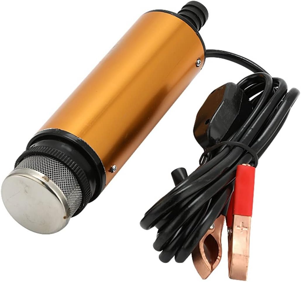 Water Pumps, Parts & Accessories 38mm 12L/min 12V 24V DC Electric Submersible Fuel Transfer Pump(Cigarette 12V)