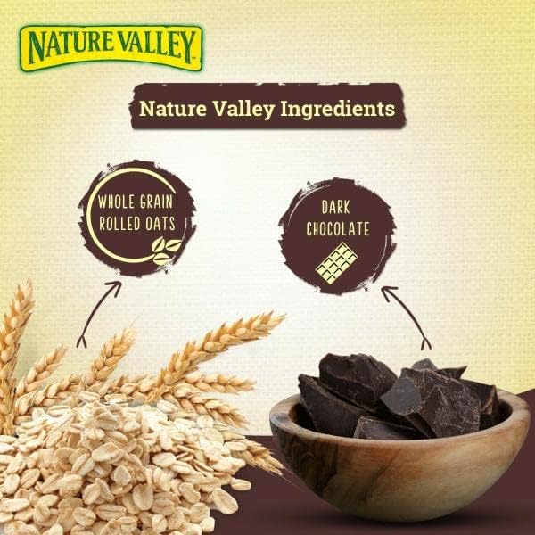 Nature Valleys Crunchy Oats & Dark Chocolate Granola Bars, 10 Count (From USA) - Image 4 thumbnail