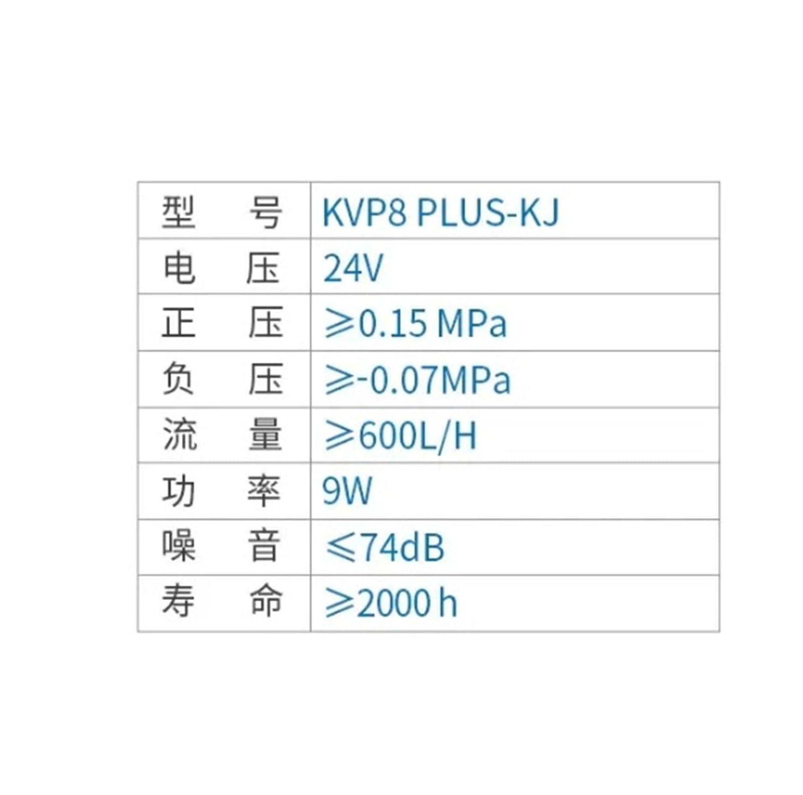 Pompe à Vide KVP8PLUS-KJ 24V Originale