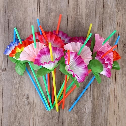 Pitillos desechables con diseño floral 20 piezas miniatura 2