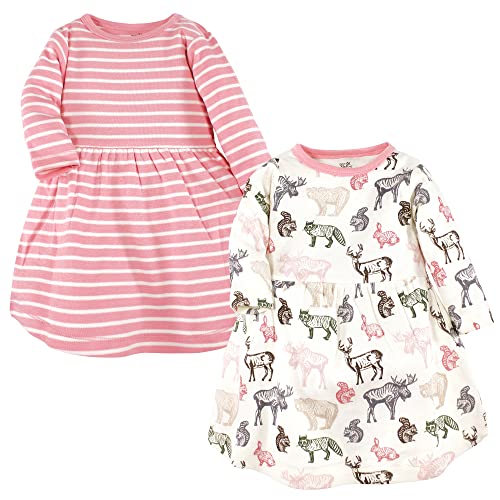 Image of Touched by Nature Girls, Toddler, Baby and Womens Organic Cotton Short-Sleeve and Long-Sleeve Dresses