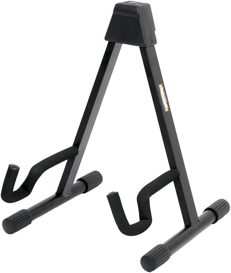 Stage Rocker Powered by Hamilton SR325000 Acoustic/Electric A Frame Guitar Stand - Black