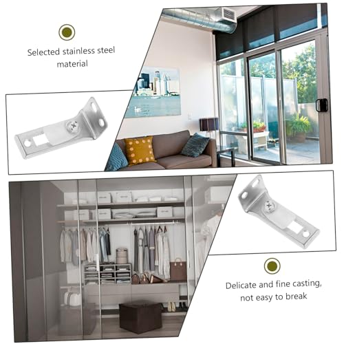Kit de Herrajes para Puerta Bifold Holibanna 2 Juegos de Rodillos para Puerta Corredera Accesorio Pivote Ajustable para Fácil Instalación miniatura 6